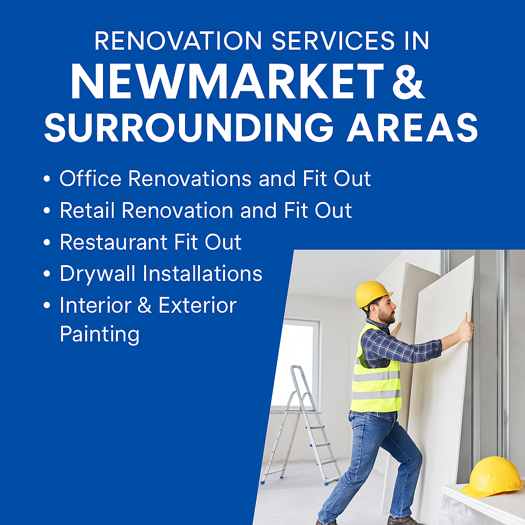 Commercial Renovation Services in Newmarket Ontario
